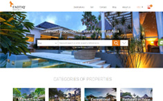 Exotiq Property Real Estate Website