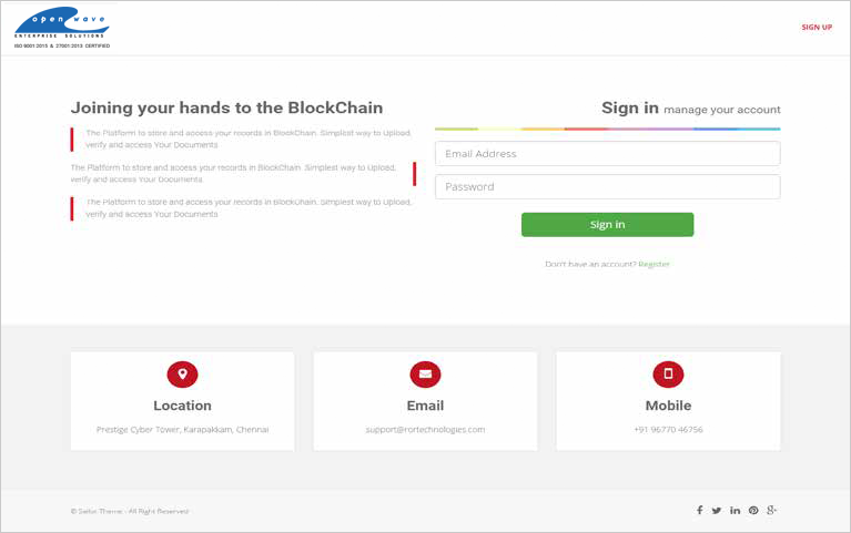 Blockchain Record Storage